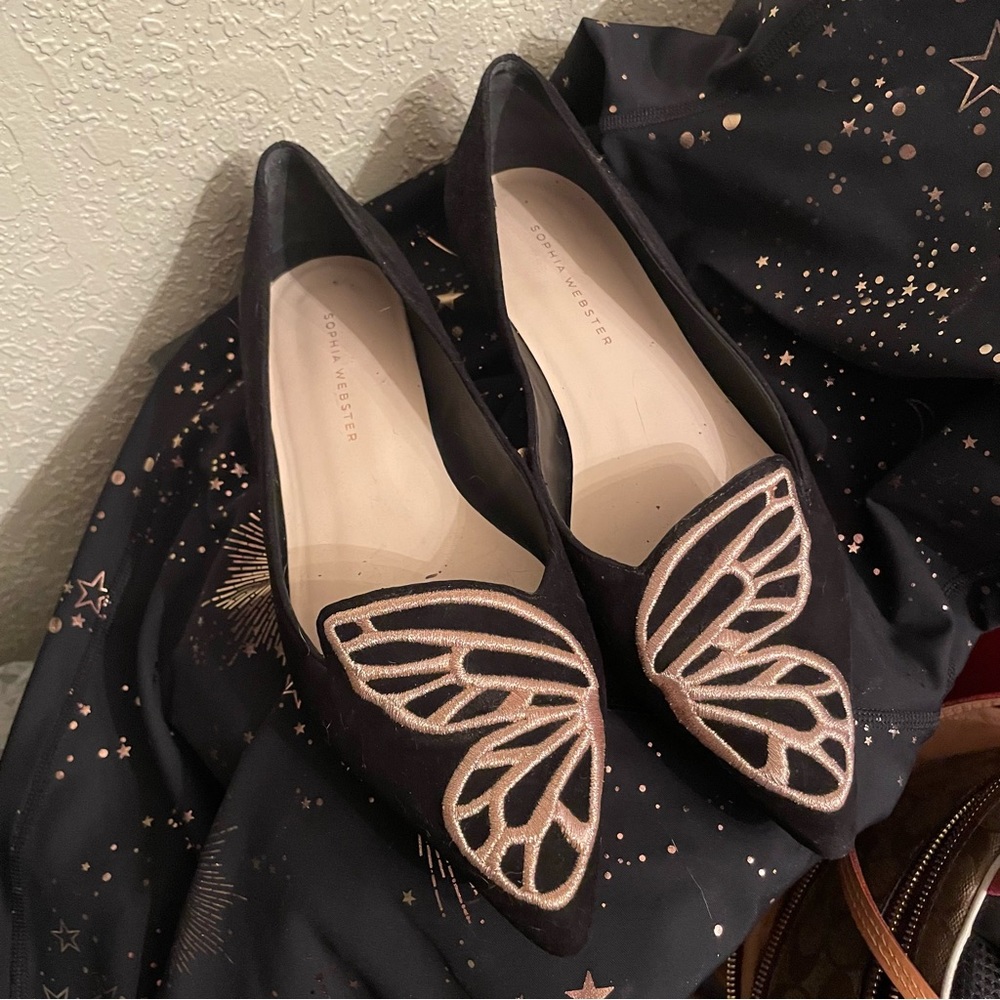 Sophia Webster Bibi Butterfly Flats